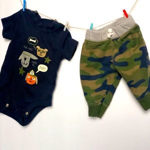 Camo baby set & onesies